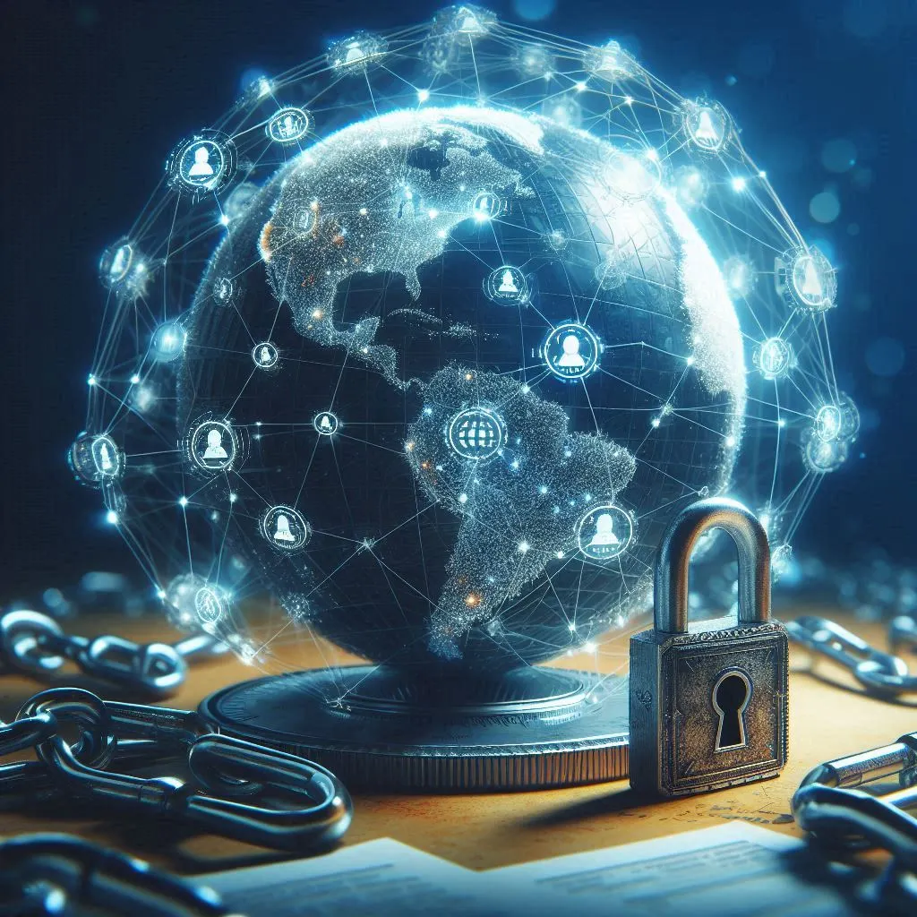 AI illustration of a supply chain (Bing Image Creator)