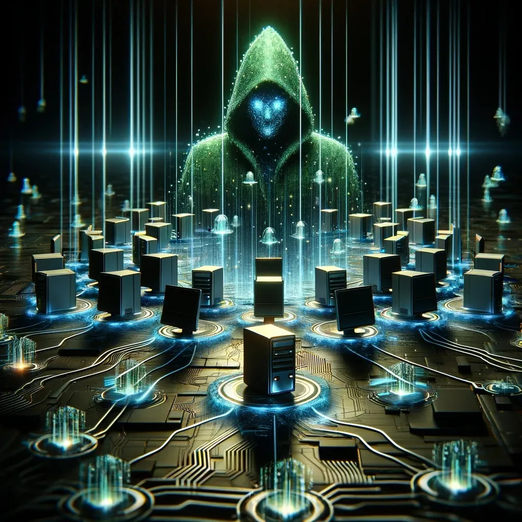 Ai illustration of Botnets