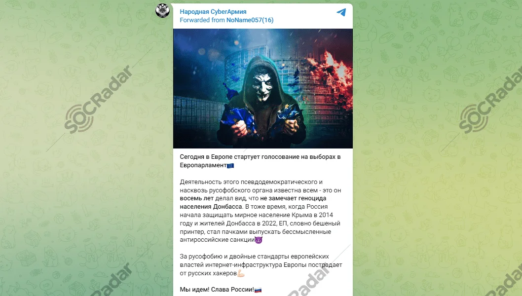 Pro-Russian Cyber Threat Actors Target European Parliament Elections