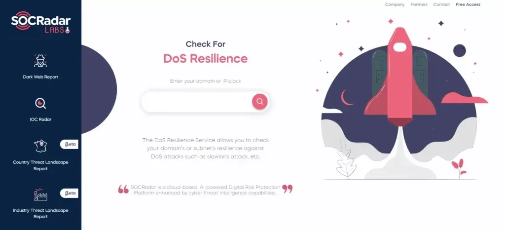 SOCRadar DoS Resilience Module