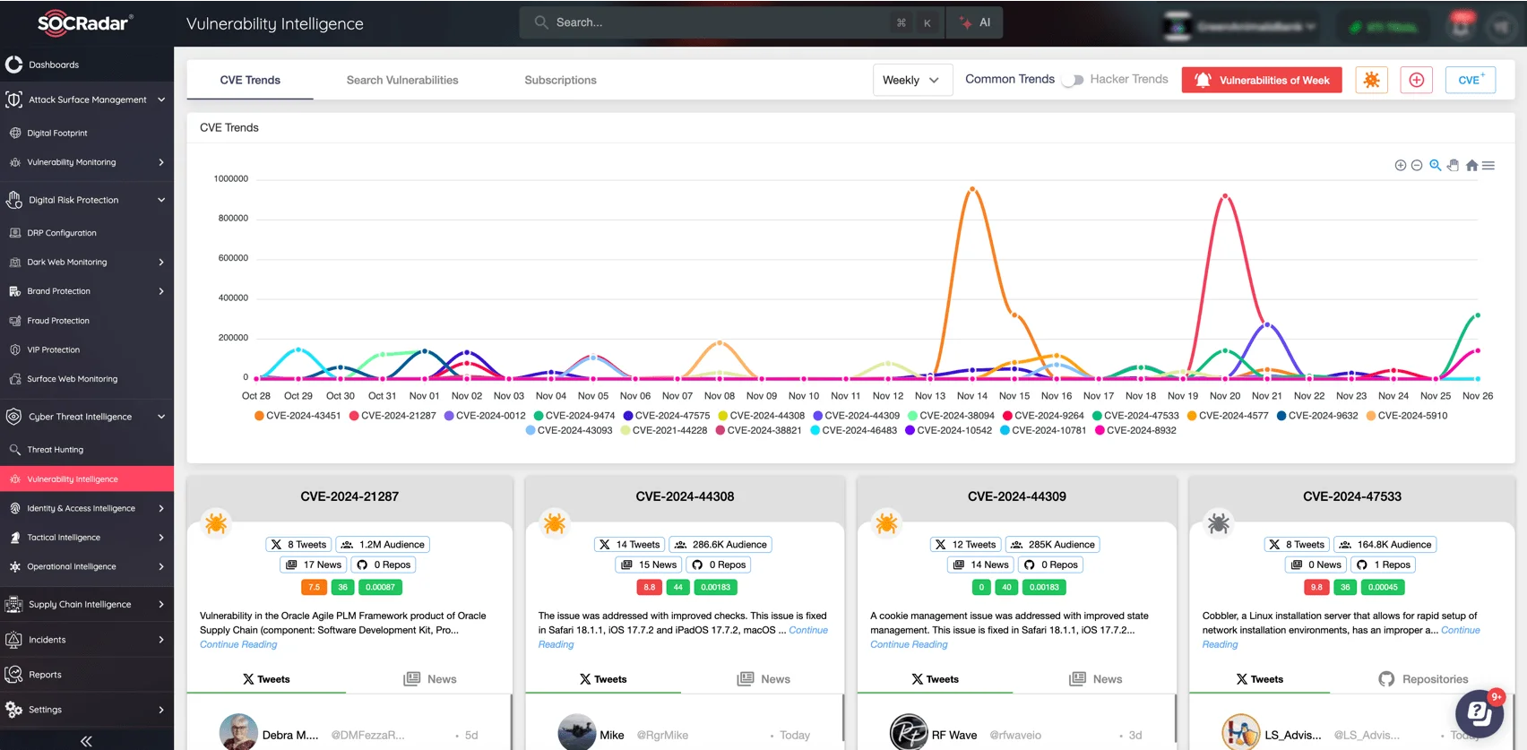 Don’t let vulnerabilities compromise your business. Use SOCRadar’s Vulnerability Intelligence to take control of your security posture.