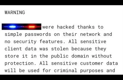 RansomHubs’ statement (Source: Dominic Alvieri)