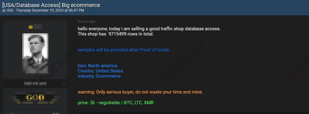 Access to many companies is offered for sale on hacker forums, and such access can lead to ransomware attacks.
