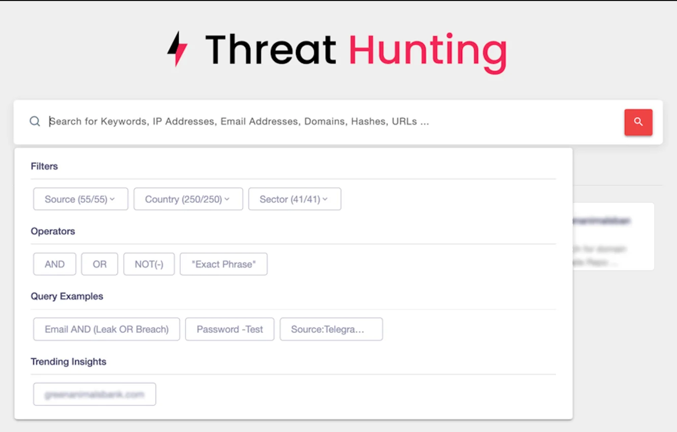 Track and investigate emerging threats in real time with SOCRadar's Threat Hunting module
