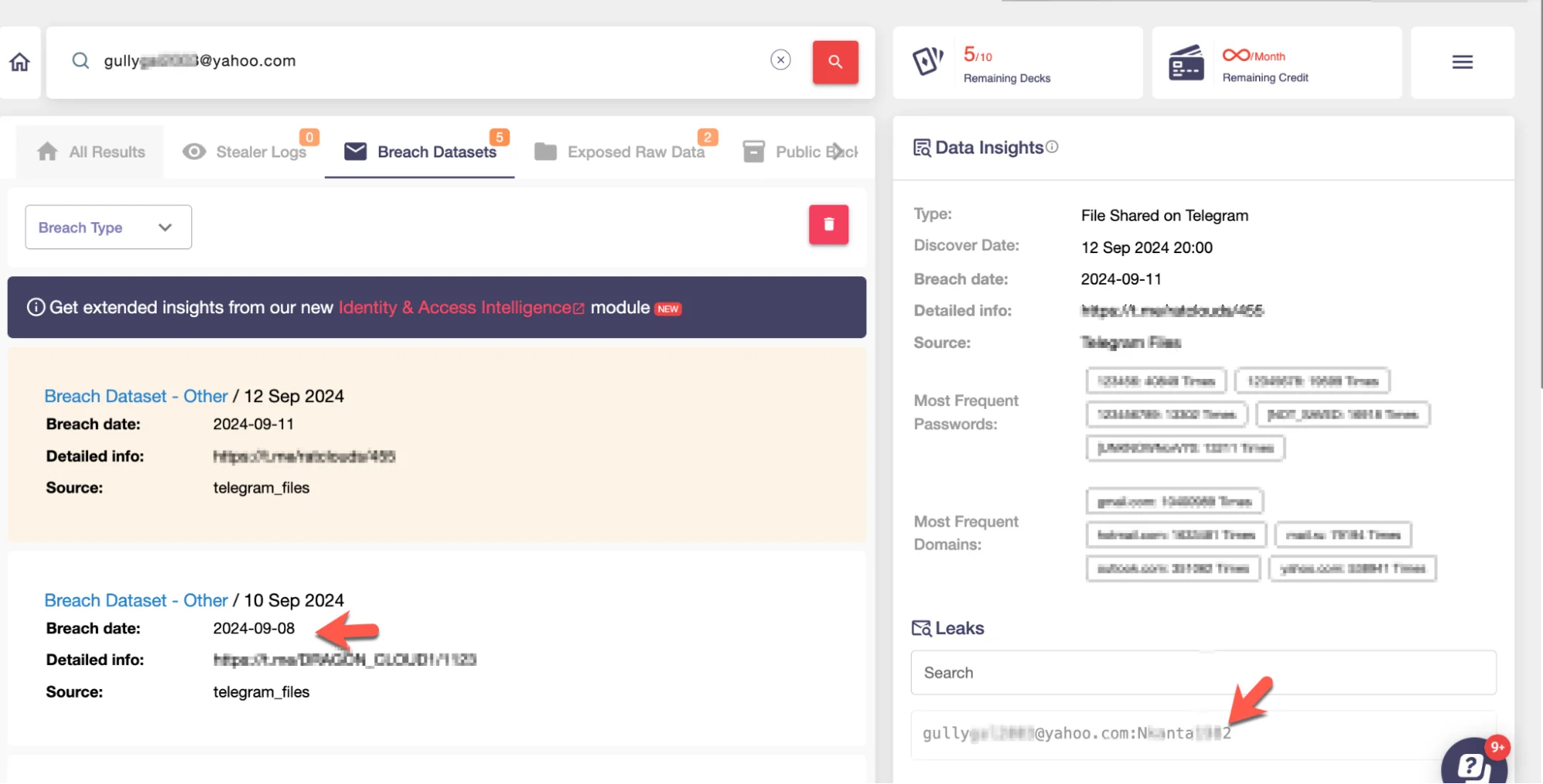SOCRadar’s Threat Hunting is available for free users