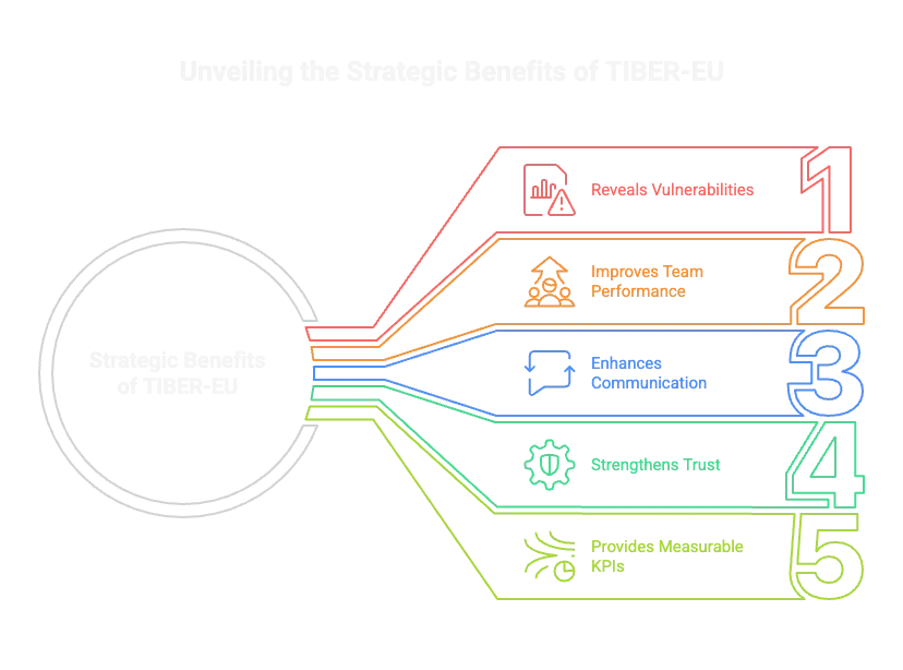 What are the strategic benefits of TIBER-EU?