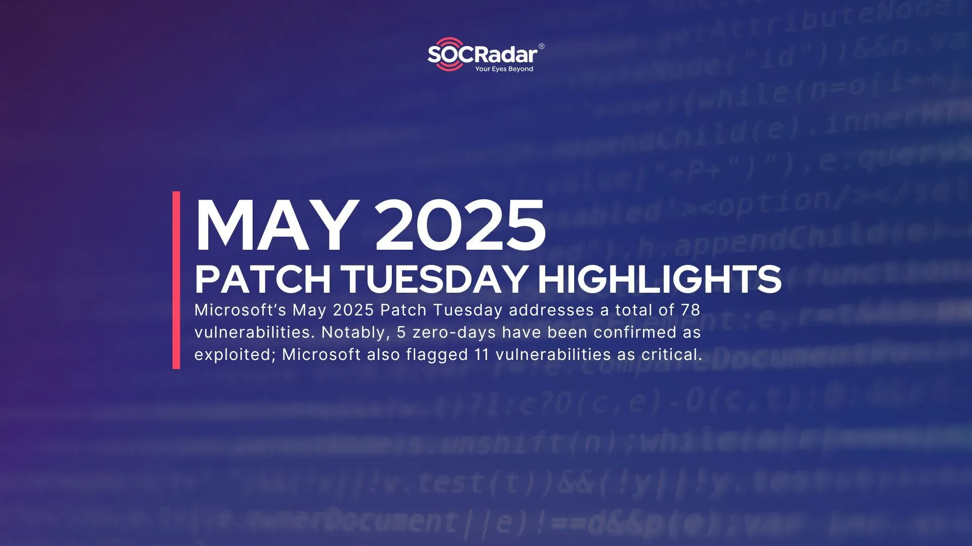 May 2025 Patch Tuesday: 78 Flaws, 5 Exploited, & Critical SAP Fixes