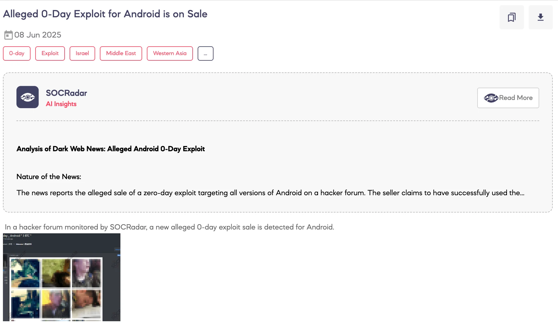 Alleged 0-Day Exploit for Android is on Sale