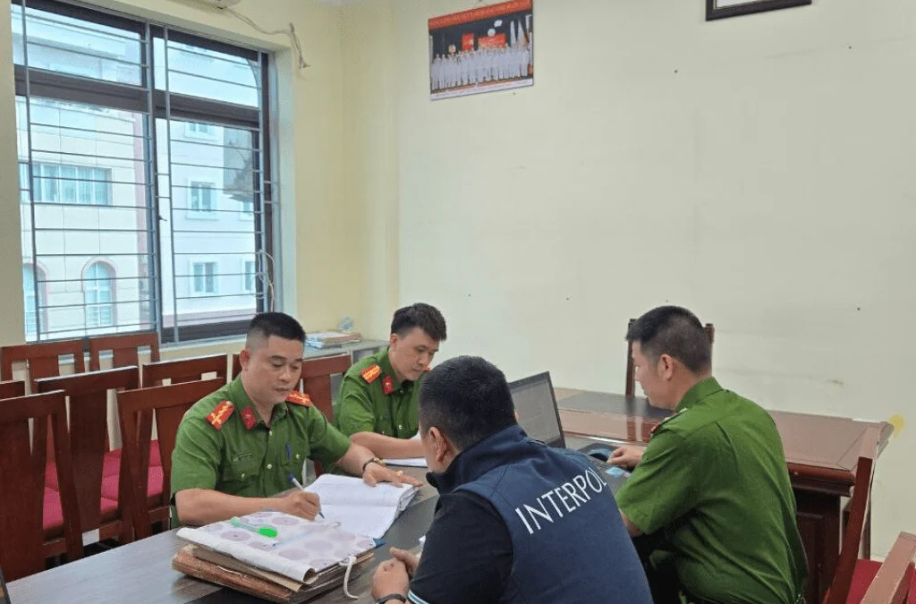 Law enforcement officers and INTERPOL personnel collaborating during Operation Secure (interpol.int)