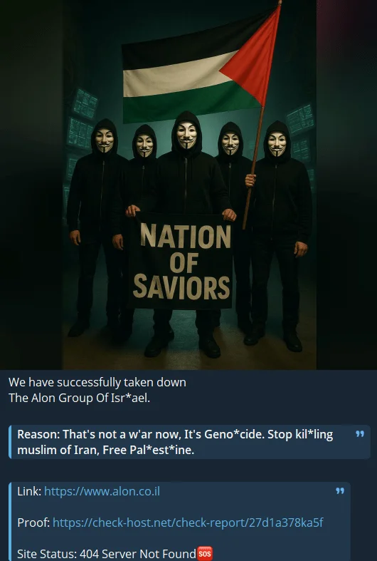 Nation of Saviors’ Telegram post