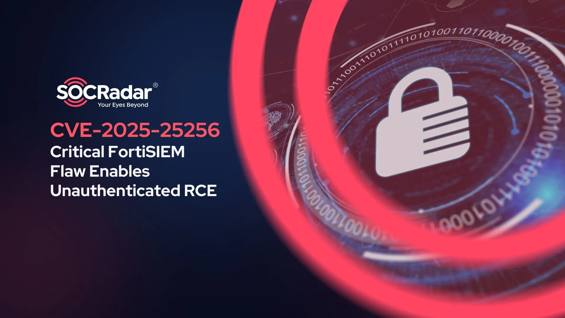 SOCRadar® Cyber Intelligence Inc. | CVE-2025-25256: FortiSIEM Flaw Enables Unauthenticated RCE