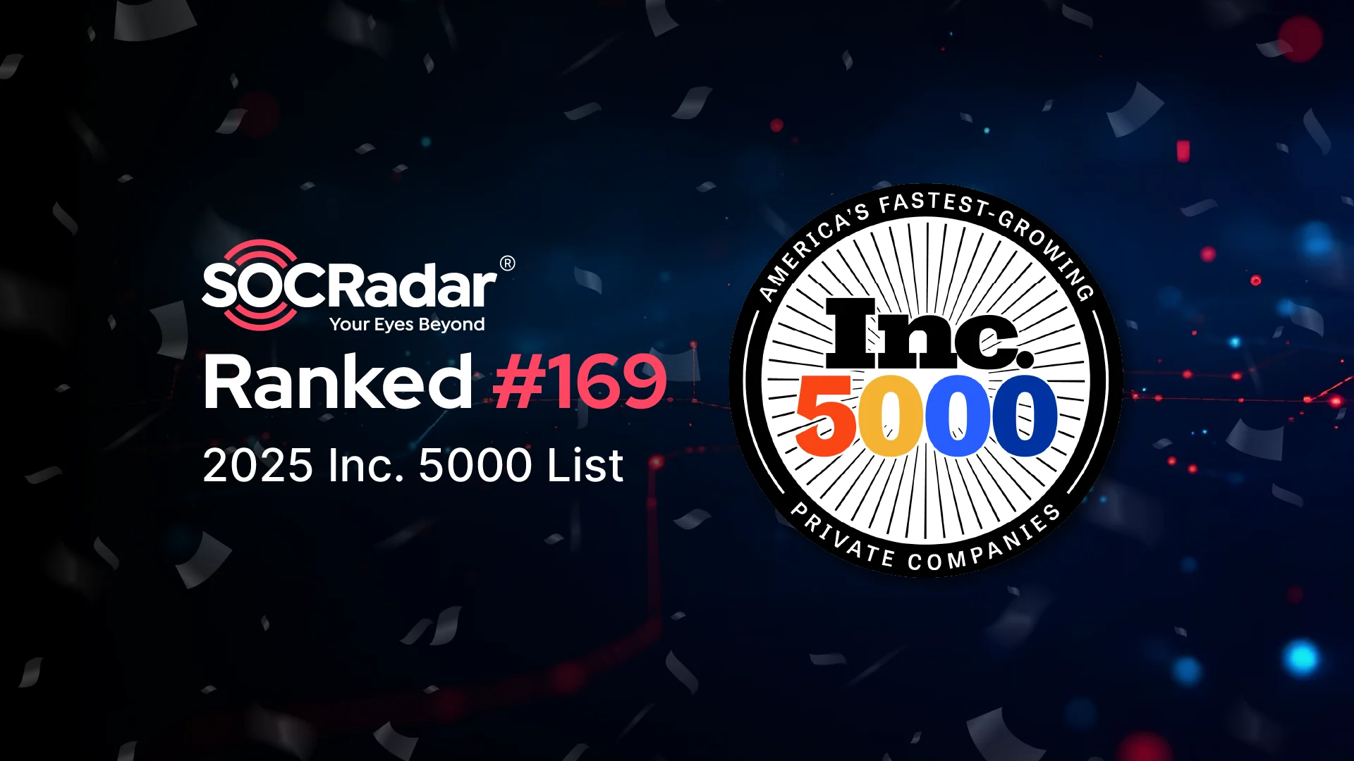 SOCRadar® Cyber Intelligence Inc. | SOCRadar on 2025 Inc. 5000 List of America’s Fastest-Growing Companies