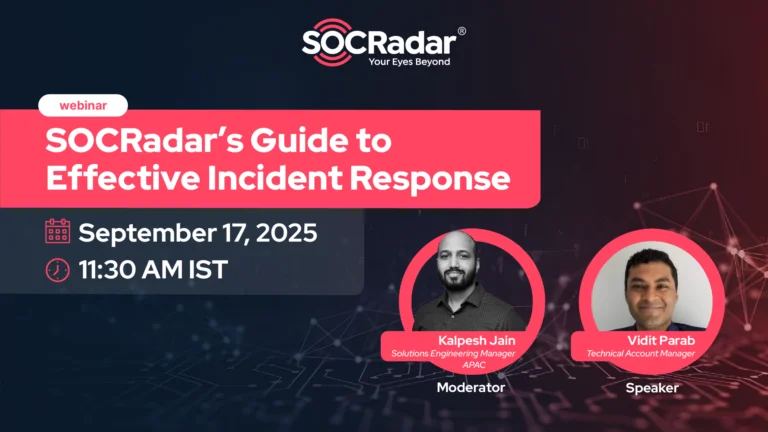 SOCRadar’s Guide to Effective Incident Response