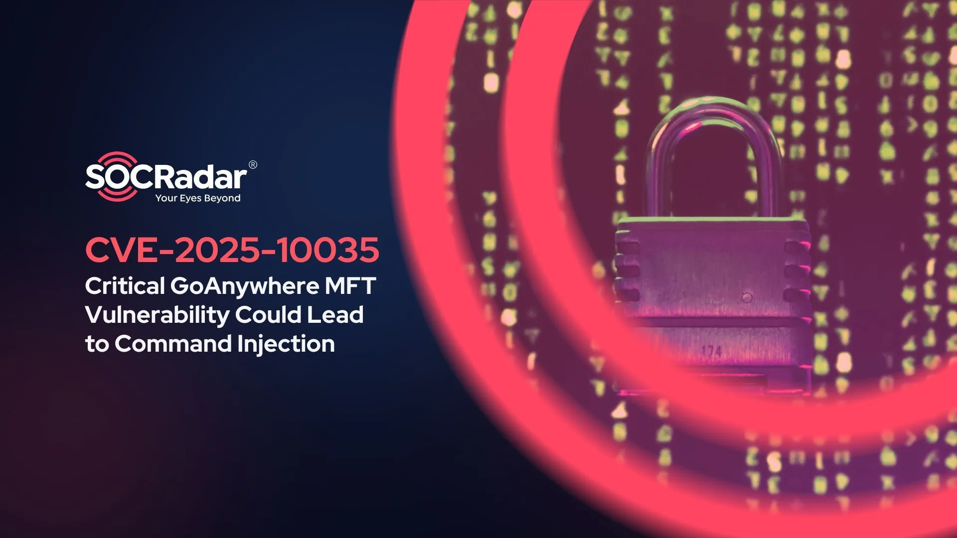SOCRadar® Cyber Intelligence Inc. | CVE-2025-10035: Critical GoAnywhere MFT Vulnerability Could Lead to Command Injection