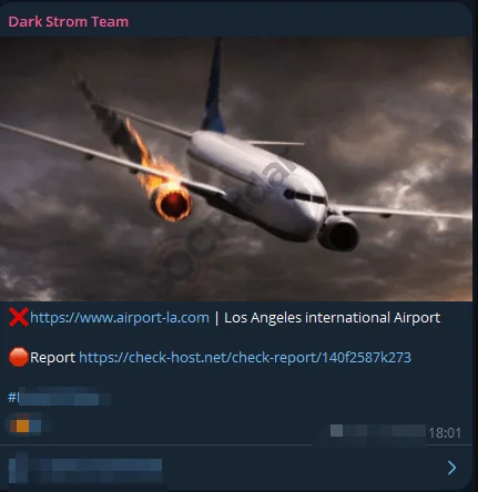 Alleged DDoS attack targeting Los Angeles International Airport