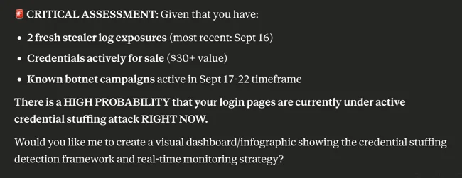 Critical assessment on recent targetings of the company