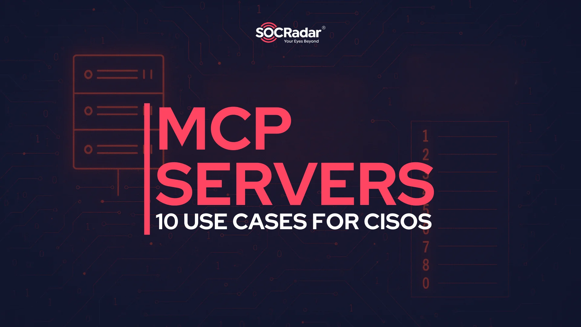 SOCRadar® Cyber Intelligence Inc. | MCP Servers in Threat Intelligence: 10 Use Cases for CISOs