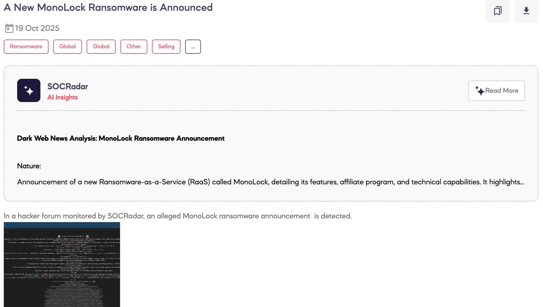 New MonoLock Ransomware is Announced