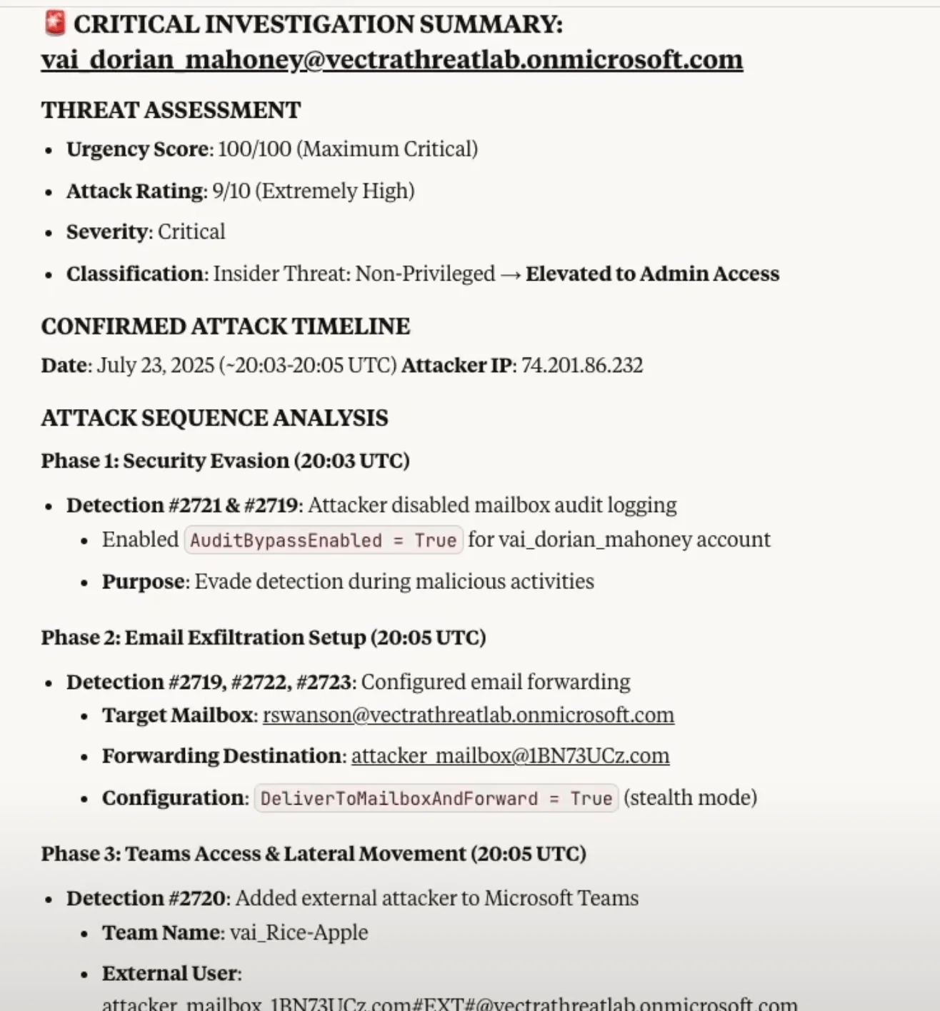 Vectra AI’s MCP server