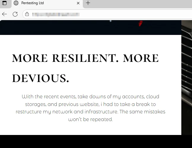 BreachToByte’s WordPress site