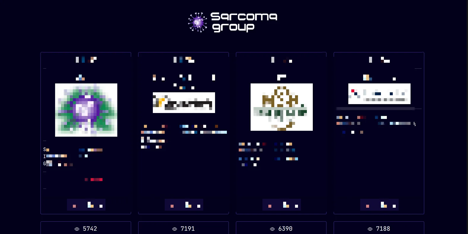 Sarcoma Ransomware Data Leak Site
