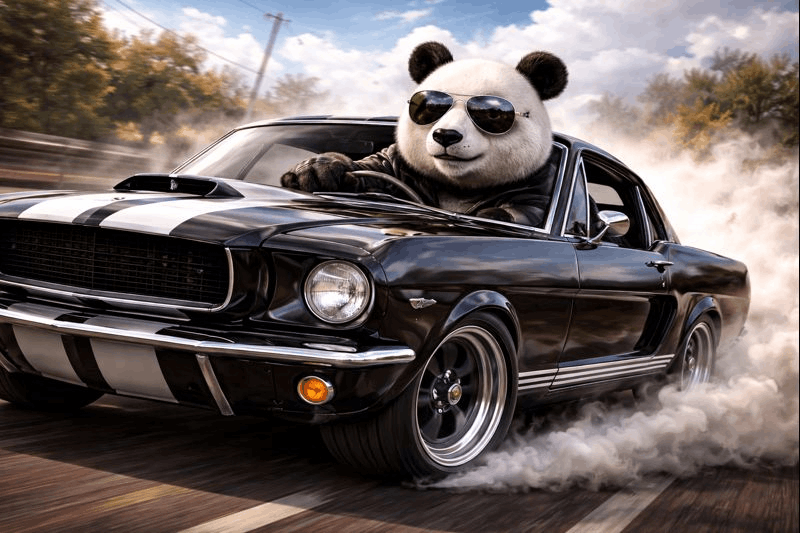 Mustang Panda, AI Generated