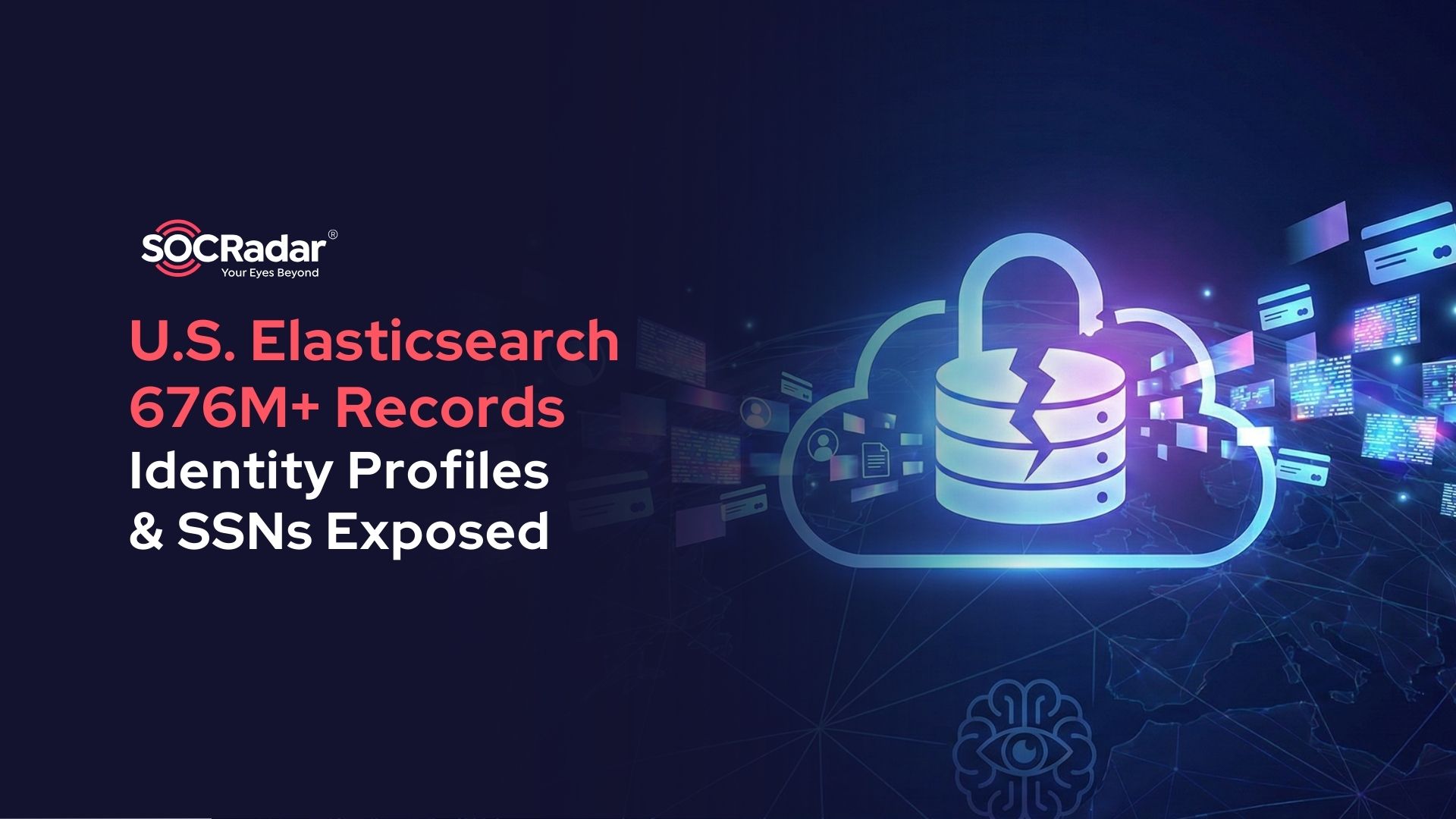 SOCRadar® Cyber Intelligence Inc. | U.S. Elasticsearch Leak: 676M+ Identity Records & SSNs Exposed