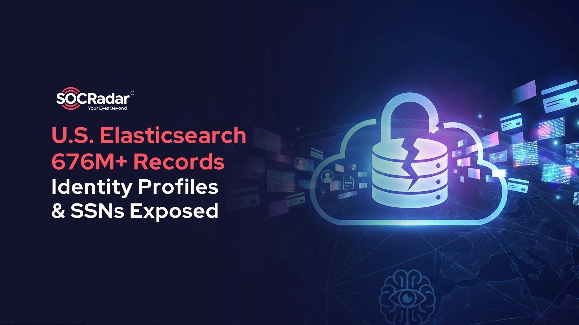 SOCRadar® Cyber Intelligence Inc. | U.S. Elasticsearch Leak: 676M+ Identity Records & SSNs Exposed