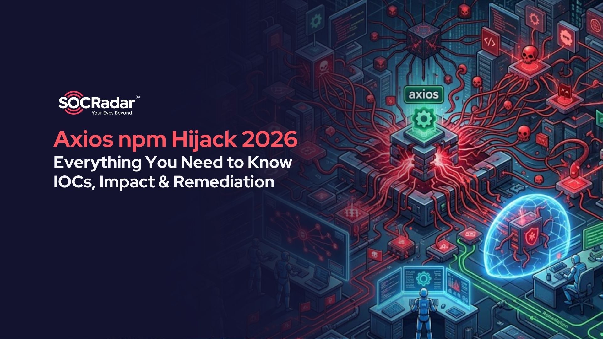 SOCRadar® Cyber Intelligence Inc. | Axios npm Hijack 2026: Everything You Need to Know – IOCs, Impact & Remediation