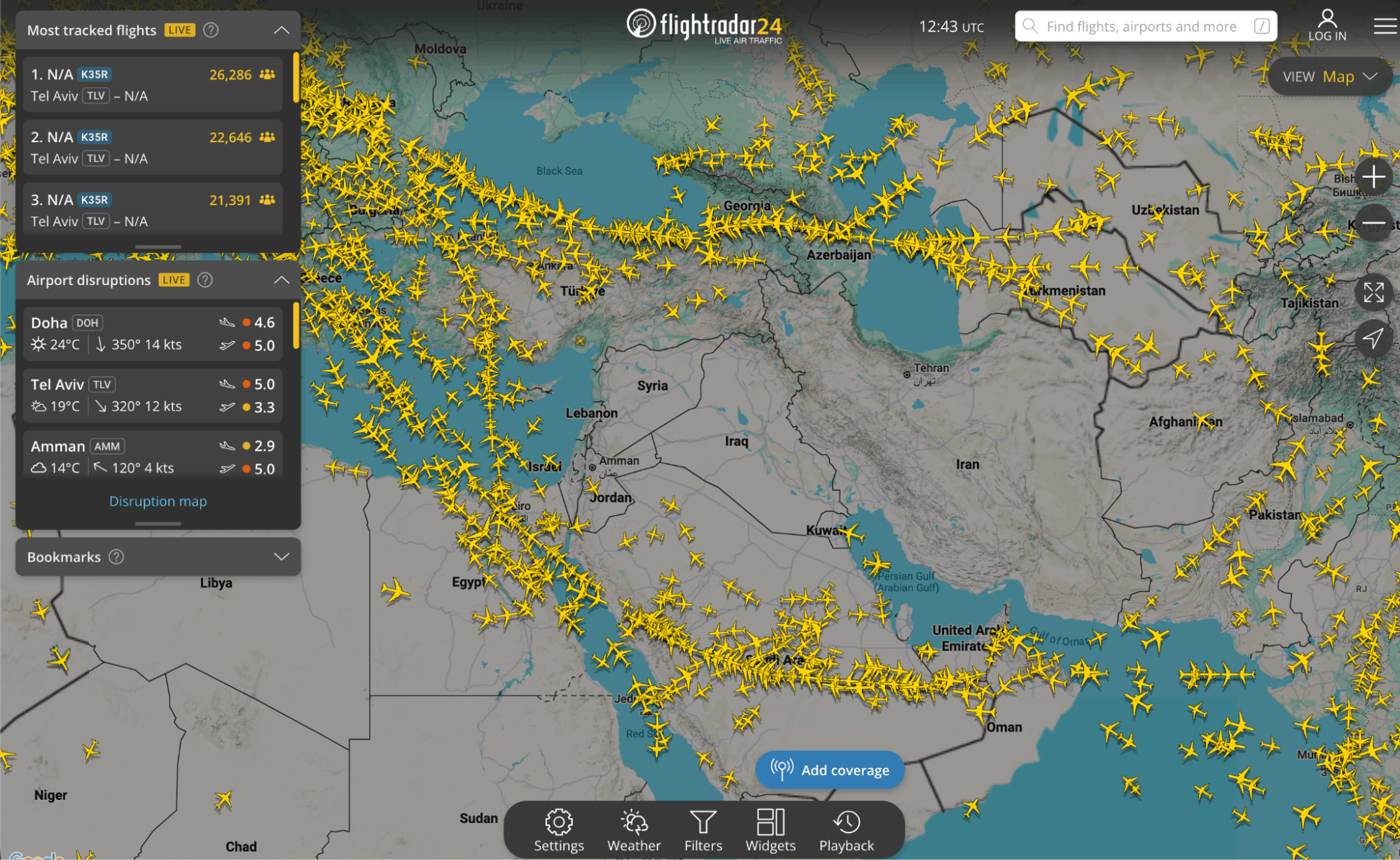FlightRadar24 Dashboard