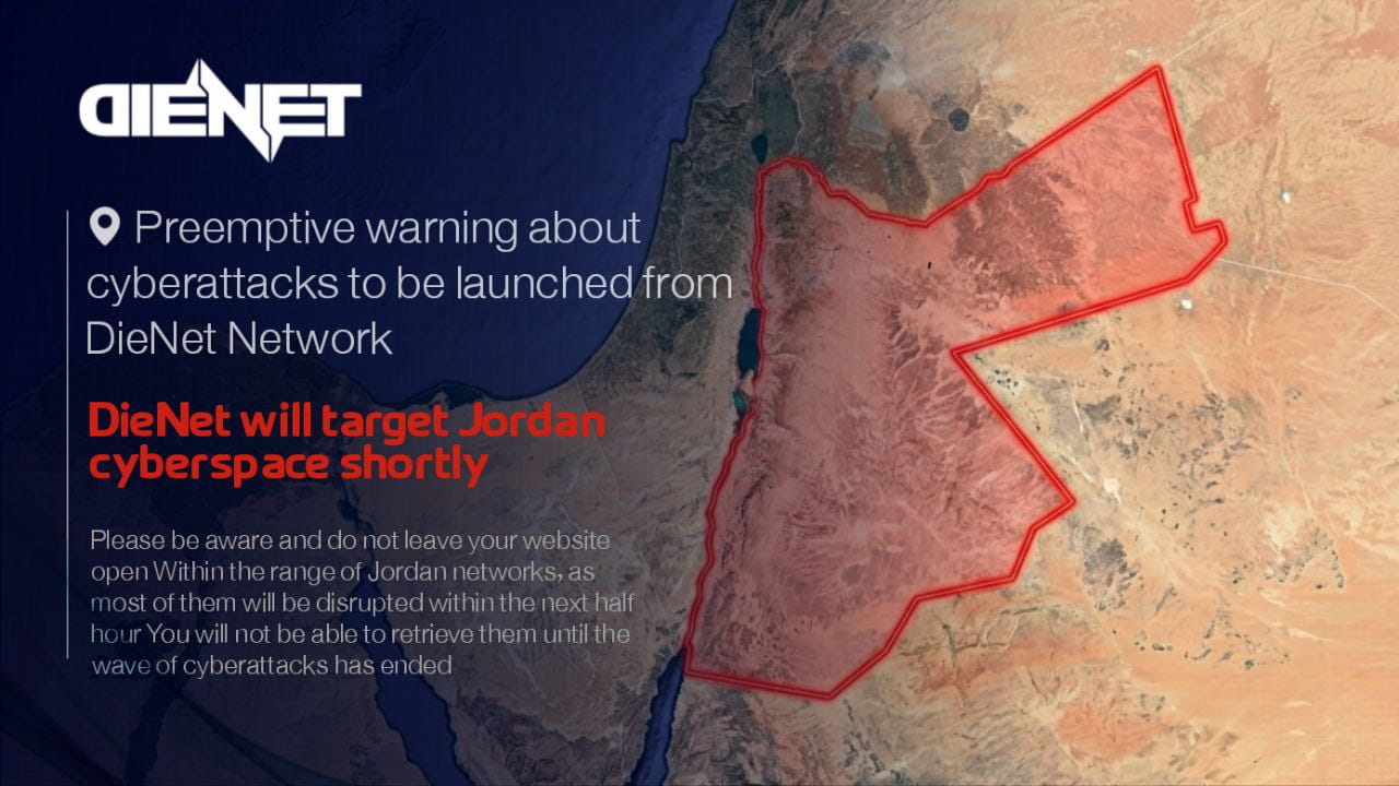 DieNet’s ‘’warning’’ post, shared in their Telegram channel
