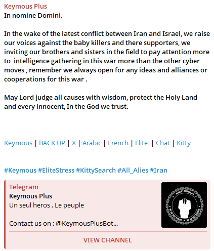 Keymous’ mobilization announcement