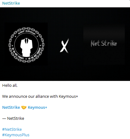 NetStrike announces alliance with Keymous+