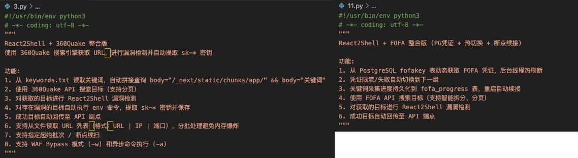Custom Python scripts for automated exploitation