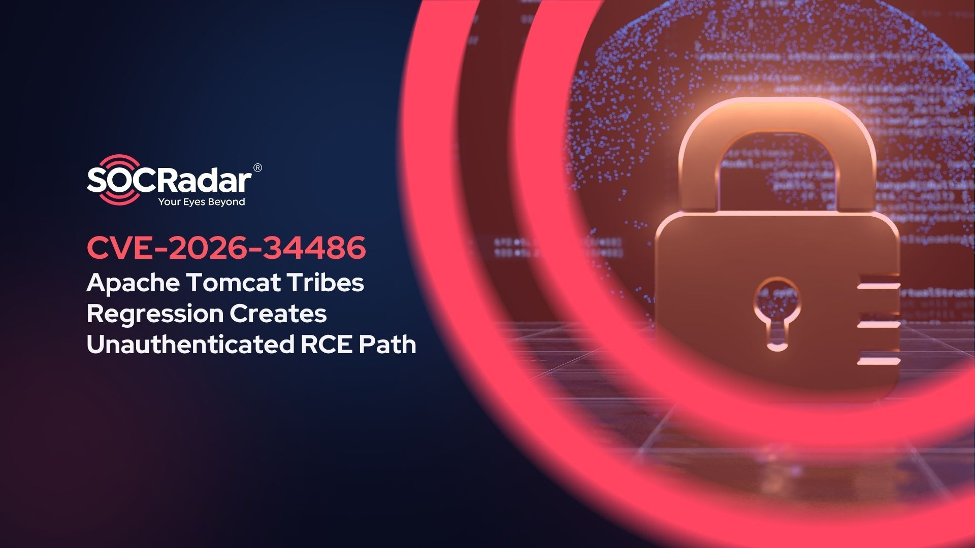 SOCRadar® Cyber Intelligence Inc. | CVE-2026-34486: Apache Tomcat Tribes Regression Creates Unauthenticated RCE Path