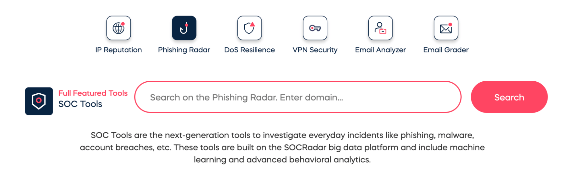 Free SOC Tools by SOCRadar