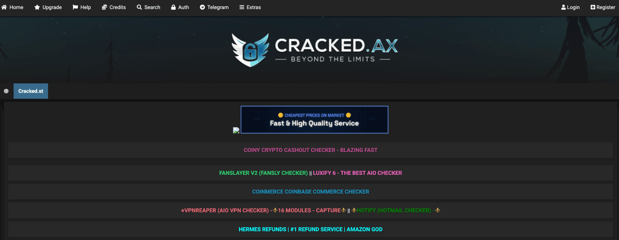 Home page of Cracked Forum