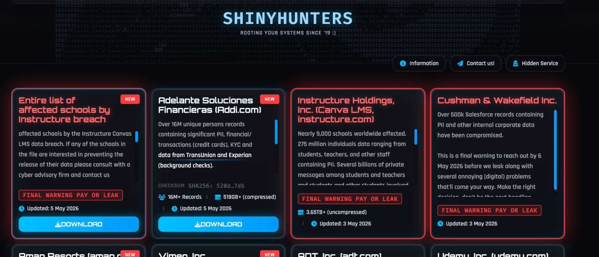 ShinyHunters DLS
