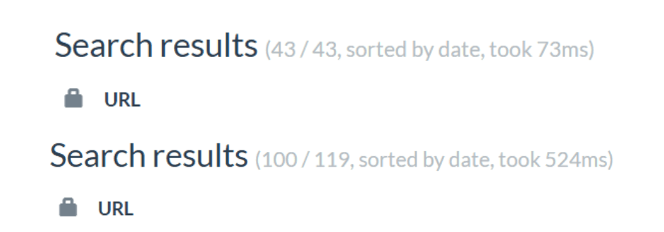 Similar page titles results in searches