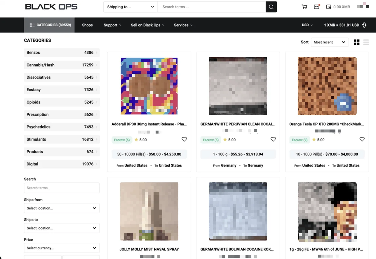Black Ops Market