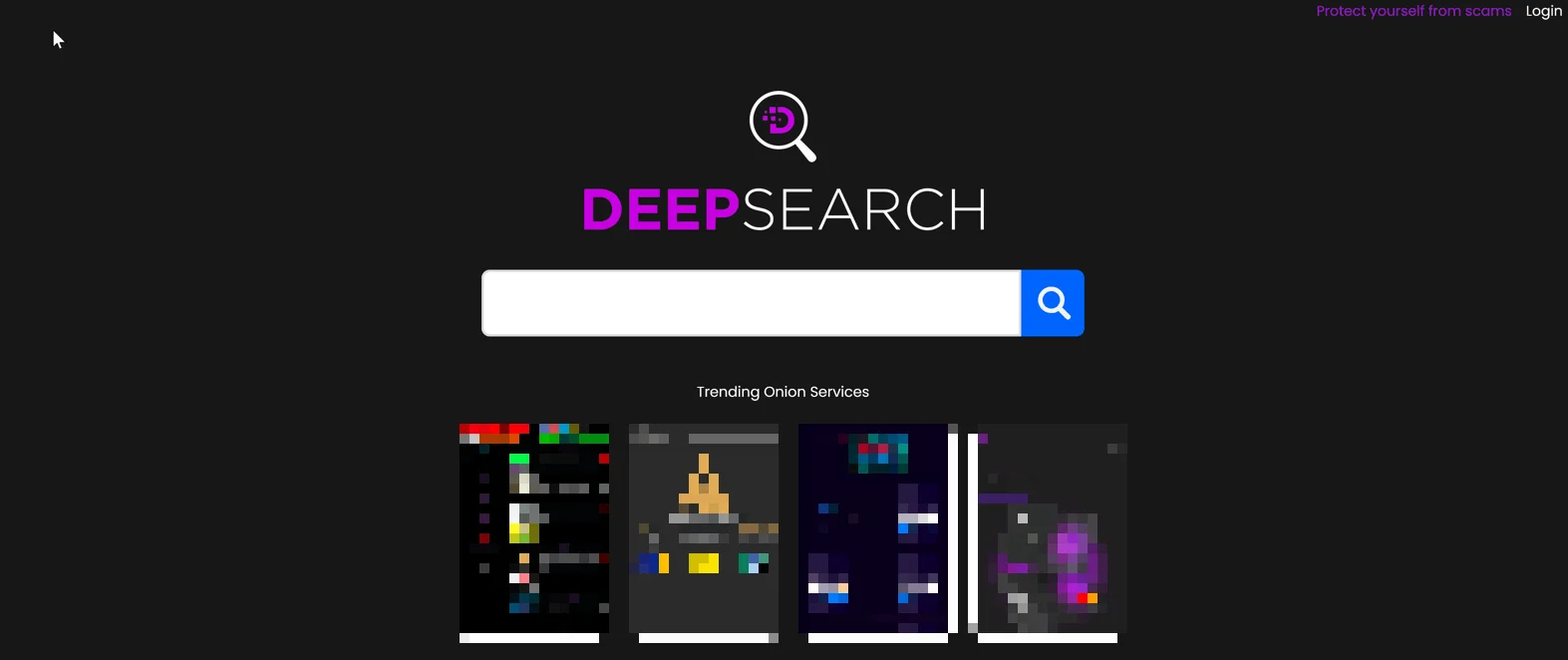 Deep Search Dark Web Search Engine