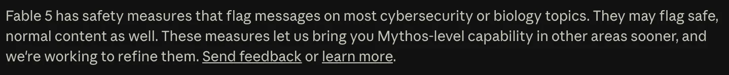 Fable 5 classifier’s deny message