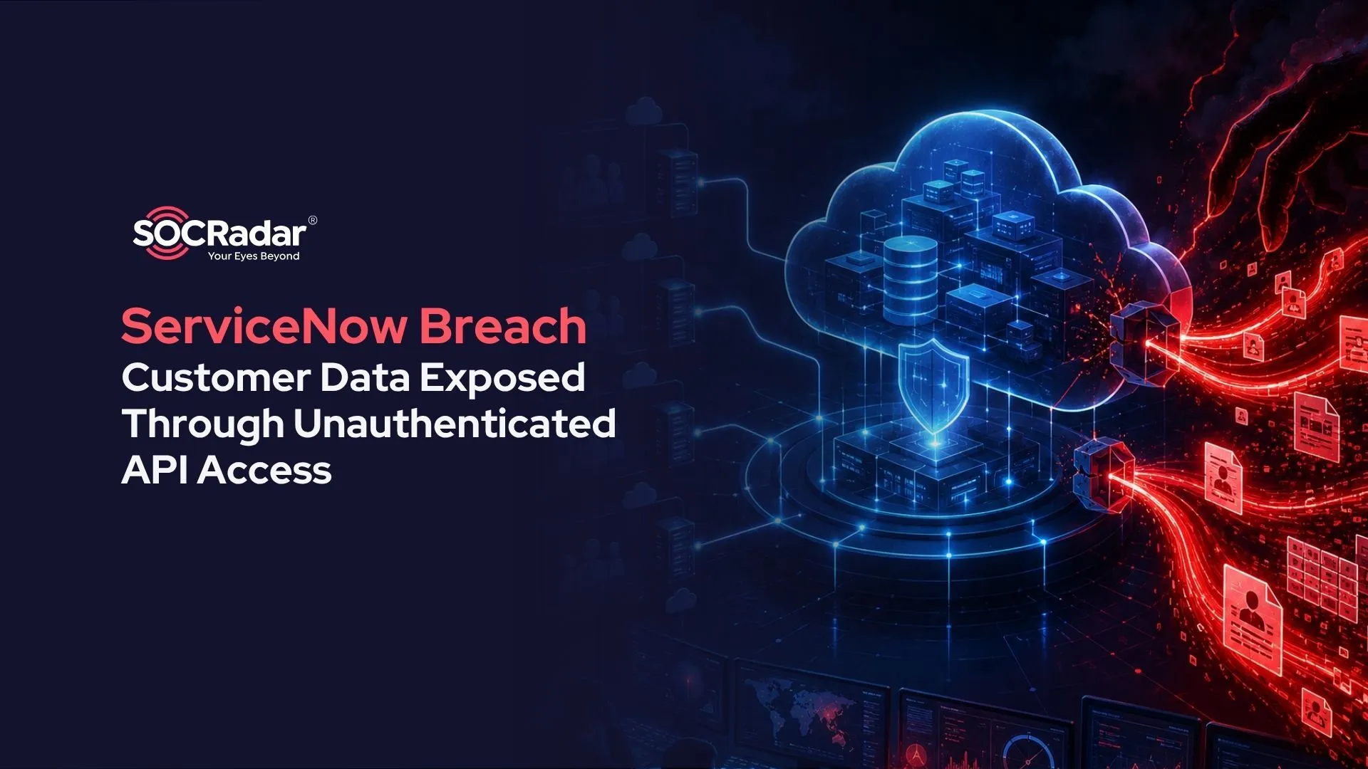 SOCRadar® Cyber Intelligence Inc. | ServiceNow Breach: Customer Data Exposed Through Unauthenticated API Access