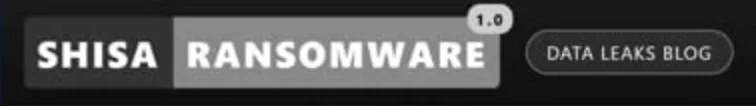 Shisa Ransomware title in the newer data leak site