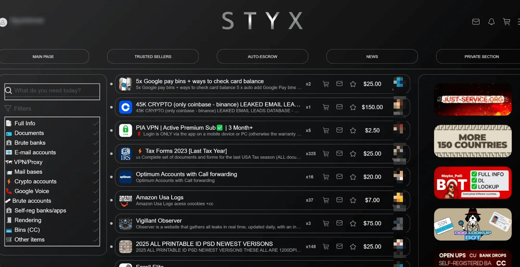 STYX Market