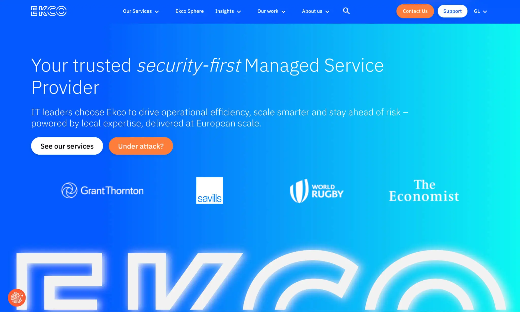 Ekco security-first managed services