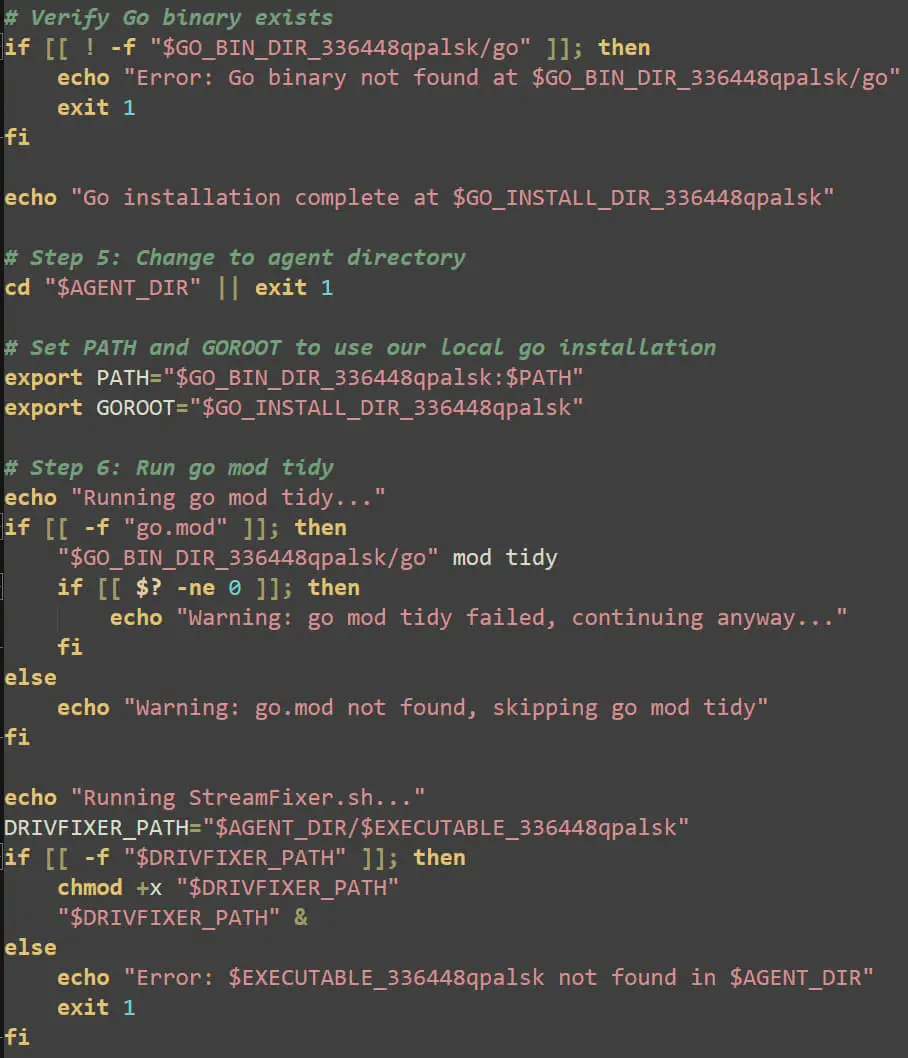 Executing drivfixer.sh