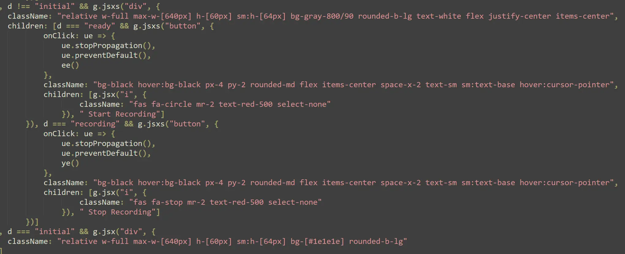 Fake camera error mechanism code #1