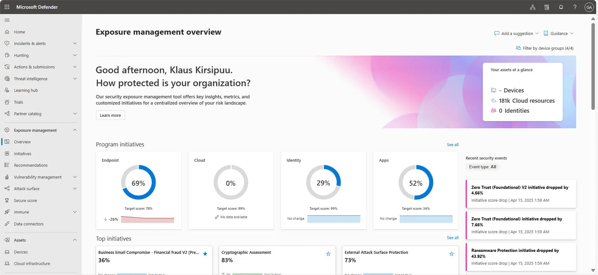 Microsoft Security Exposure Management (MSEM) module