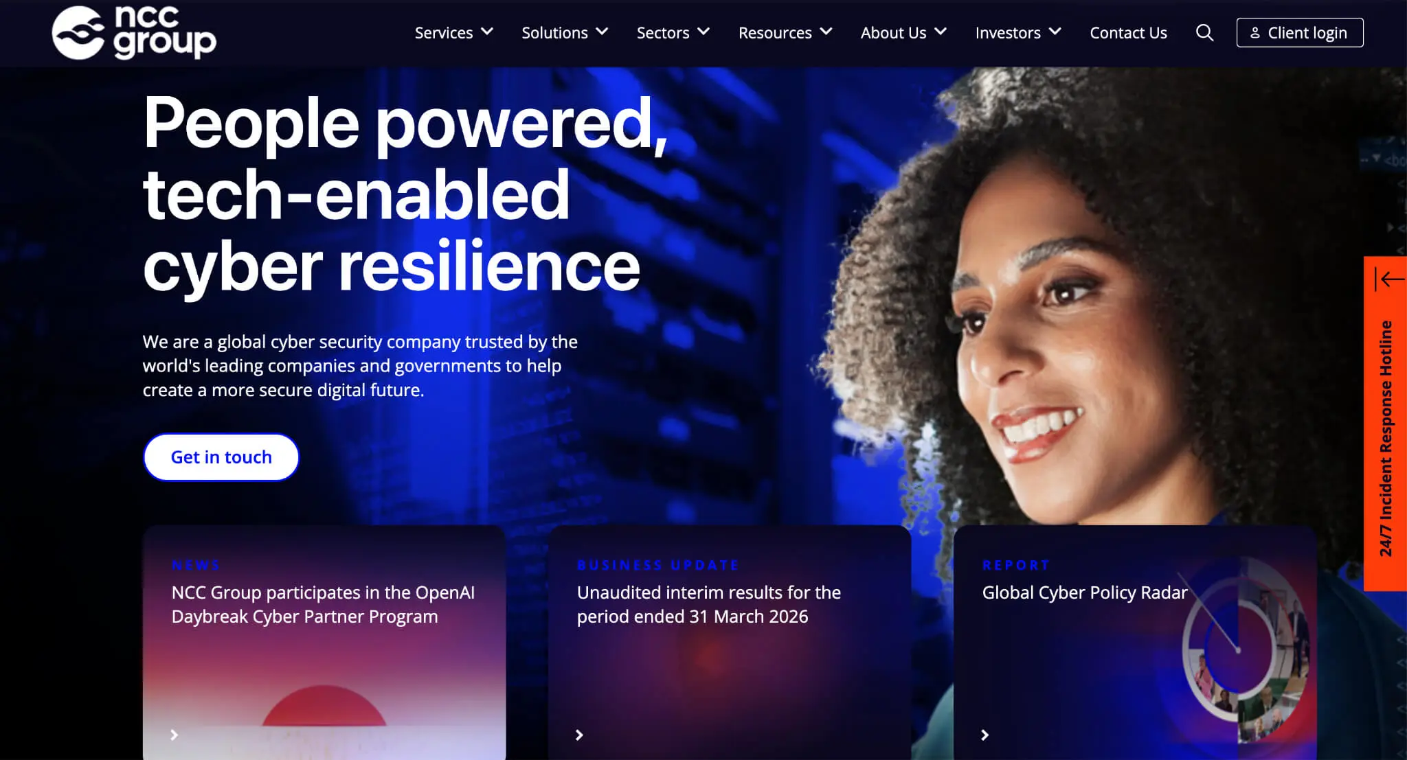 NCC Group cyber resilience services